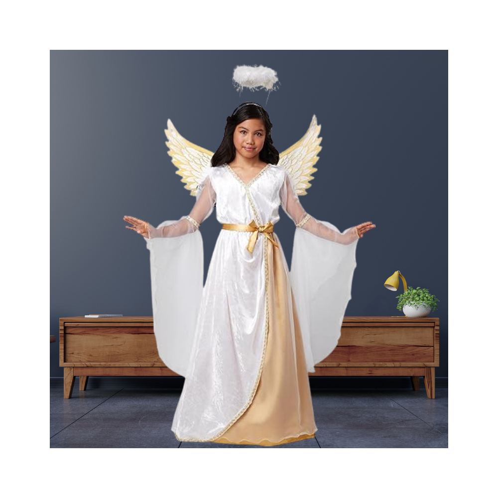 Halloween Girls Guardian Angel Costume