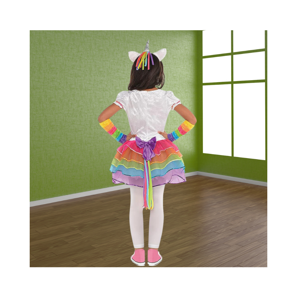 Halloween Rainbow Unicorn Costume for Girls