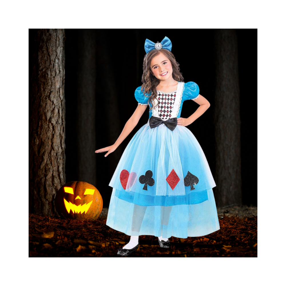 Halloween Miss Alice in Wonderland Costume Set