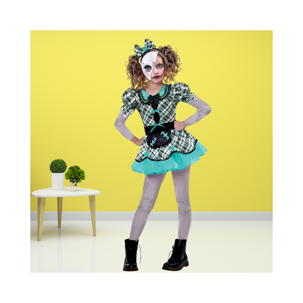 Halloween Creepy Doll Dress Costume