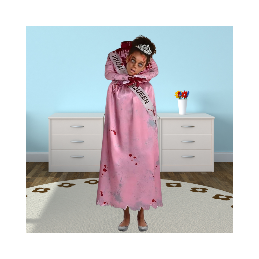 Halloween Headless Prom Queen Illusion Costume for Children