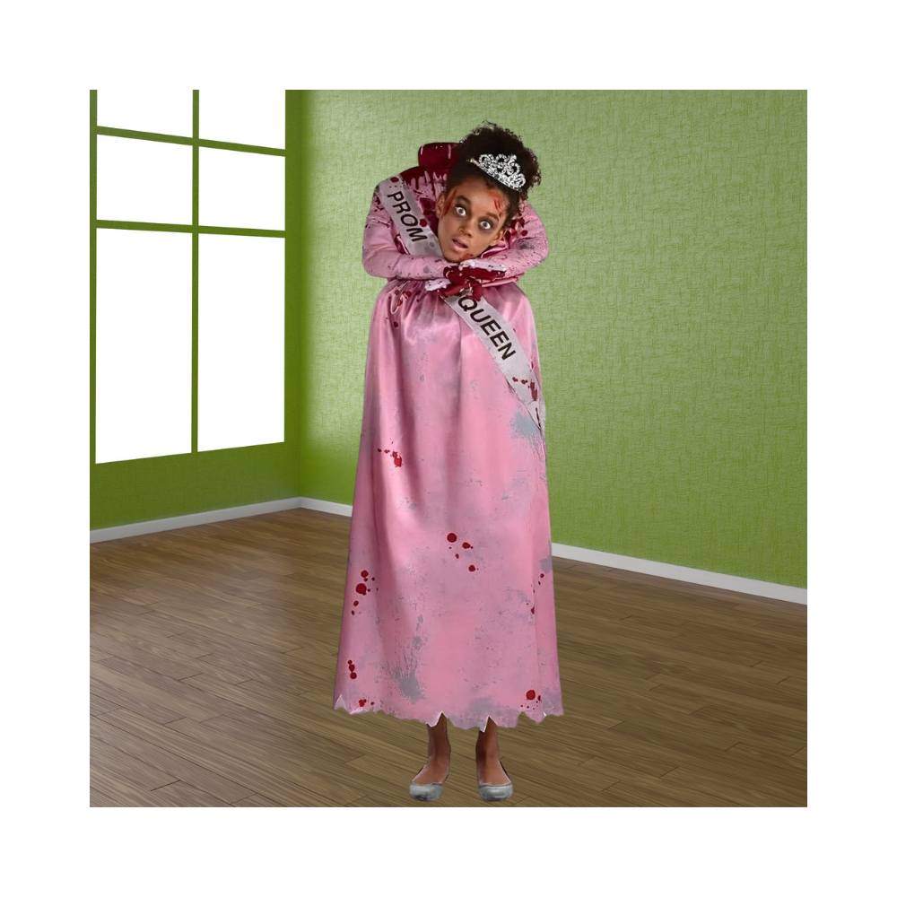 Halloween Headless Prom Queen Illusion Costume for Children