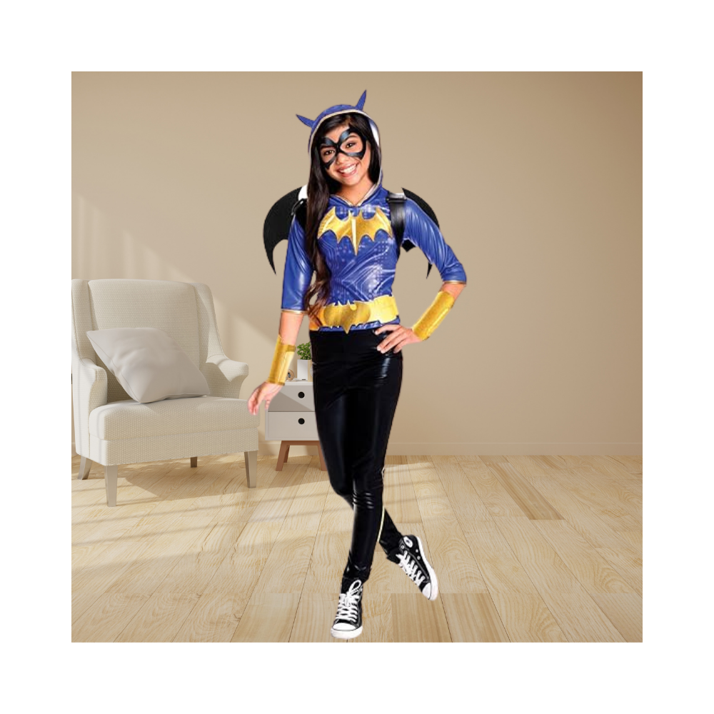 Halloween Girls Deluxe Batgirl Costume