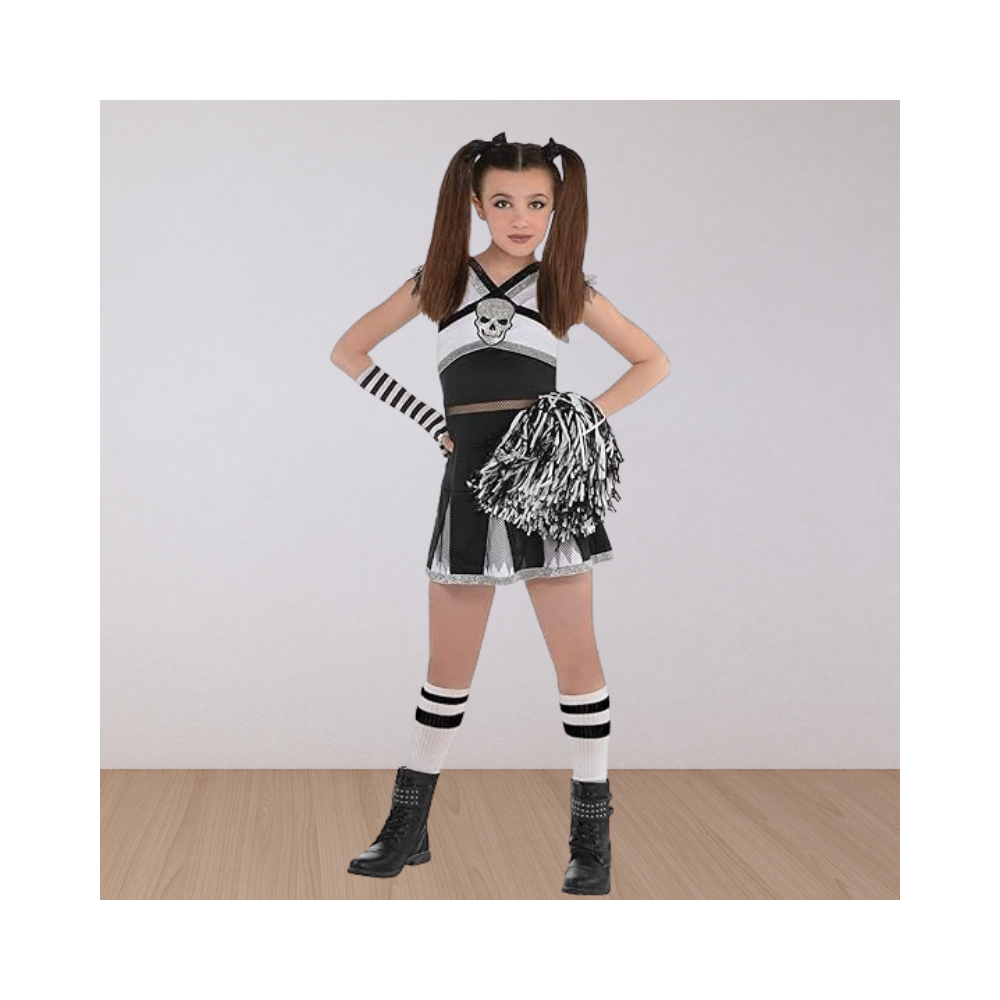 Halloween Ra Ra Rebel Cheerleader Costume for Child