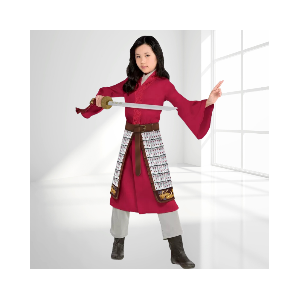 Halloween Kids Mulan Deluxe Costume - Mulan Live-Action