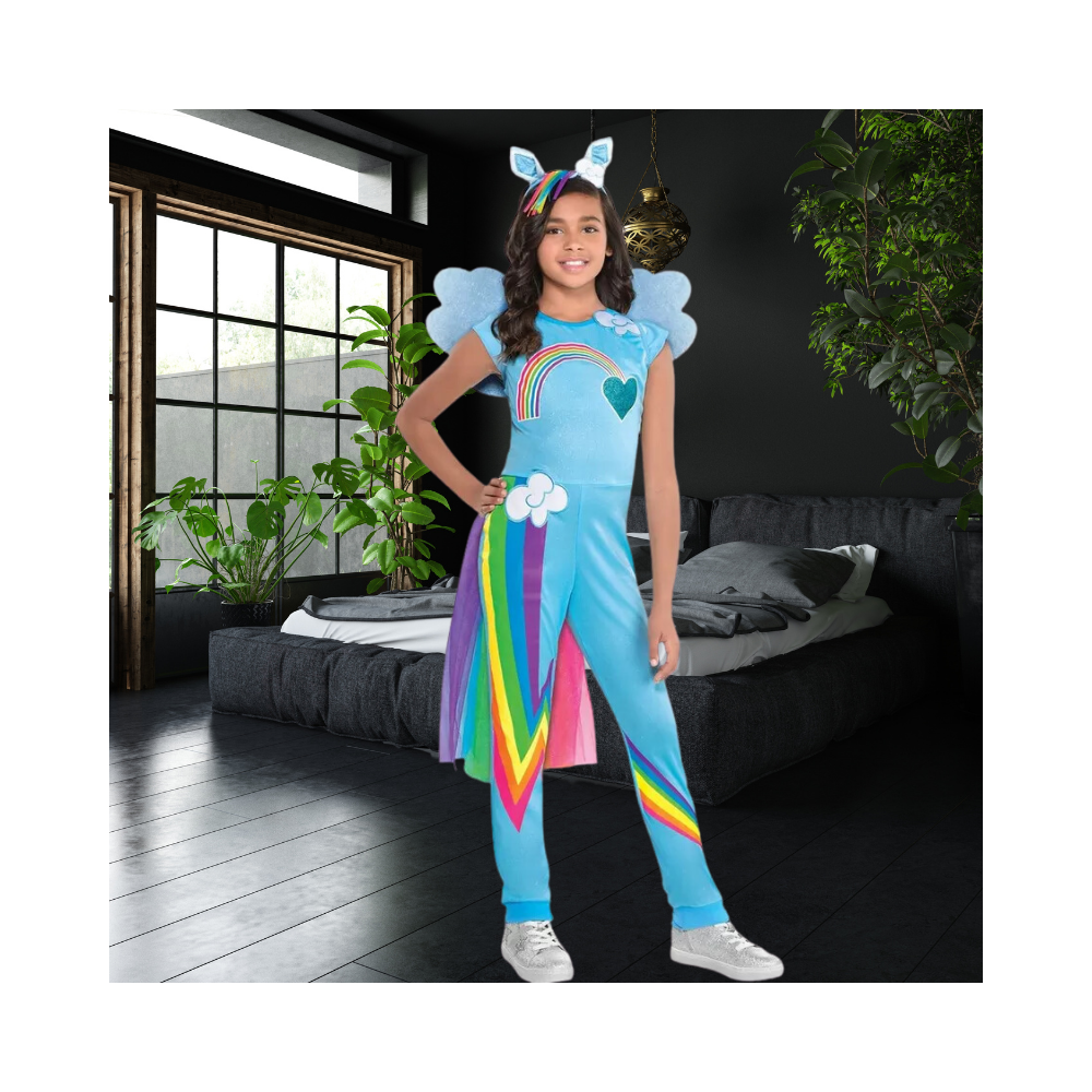 Halloween Kids Rainbow Dash Jumpsuit Costume - My Little Pony