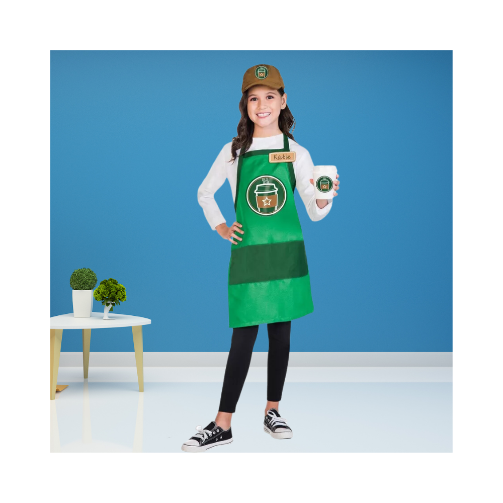 Halloween Kids Barista Costume