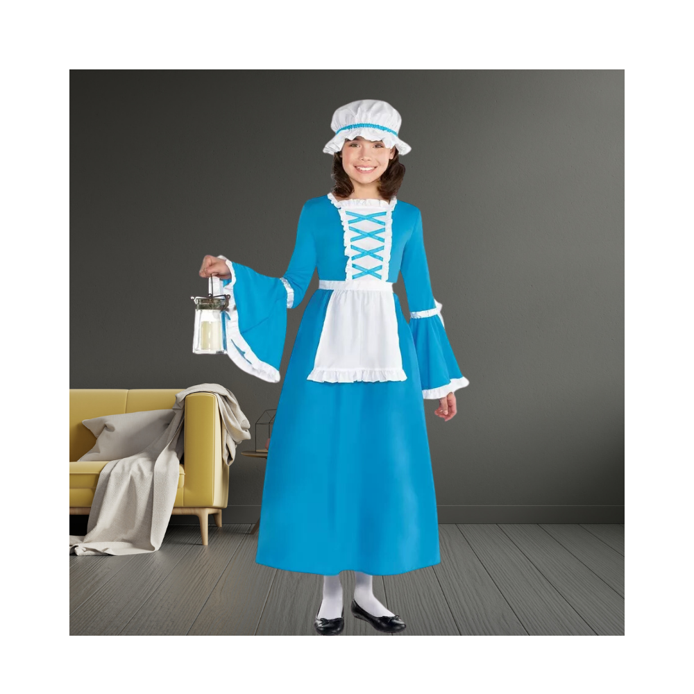 Halloween Girls Colonial Costume Accessory Kit