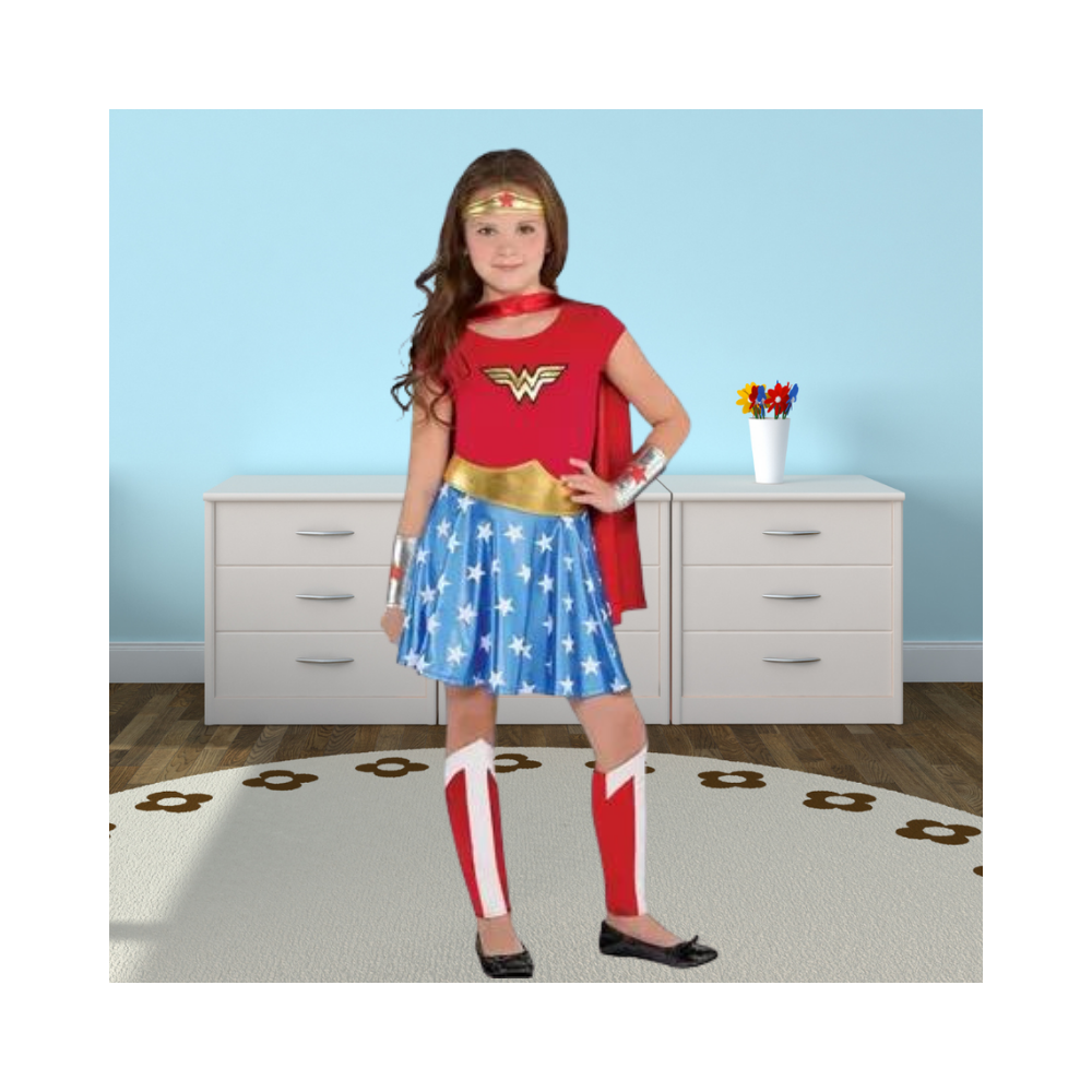 Halloween Kids Wonder Woman Deluxe Costume