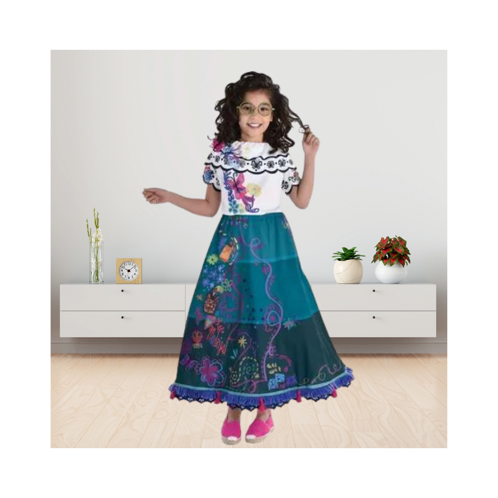 Halloween Kids Mirabel Madrigal Costume - Disney Encanto