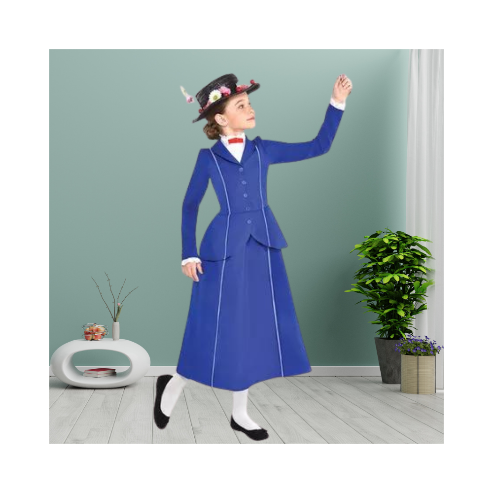 Halloween Girls Mary Poppins Costume