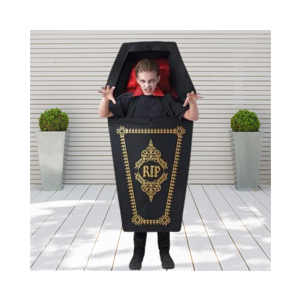 Halloween Kids Vampire Casket Costume