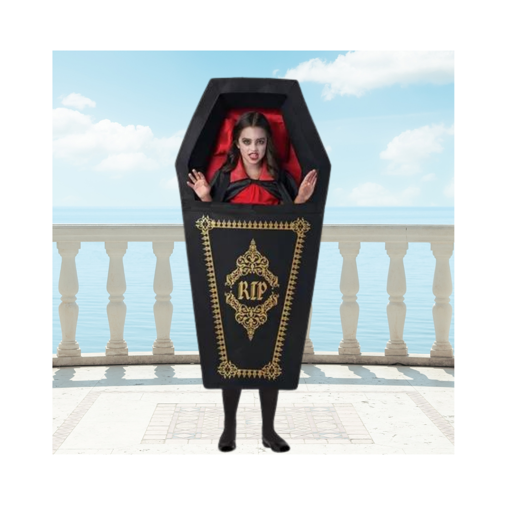 Halloween Kids Vampire Casket Costume