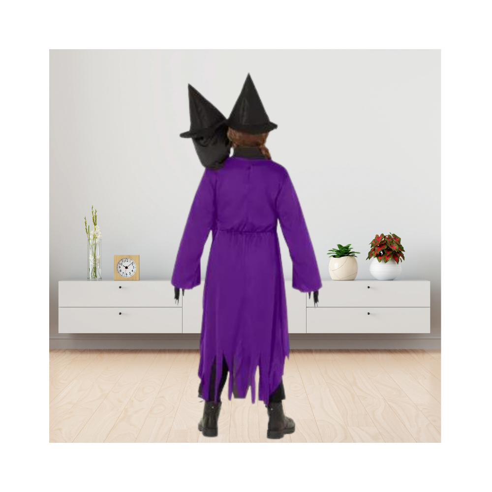 Halloween Kids Two-Headed Witch Costume