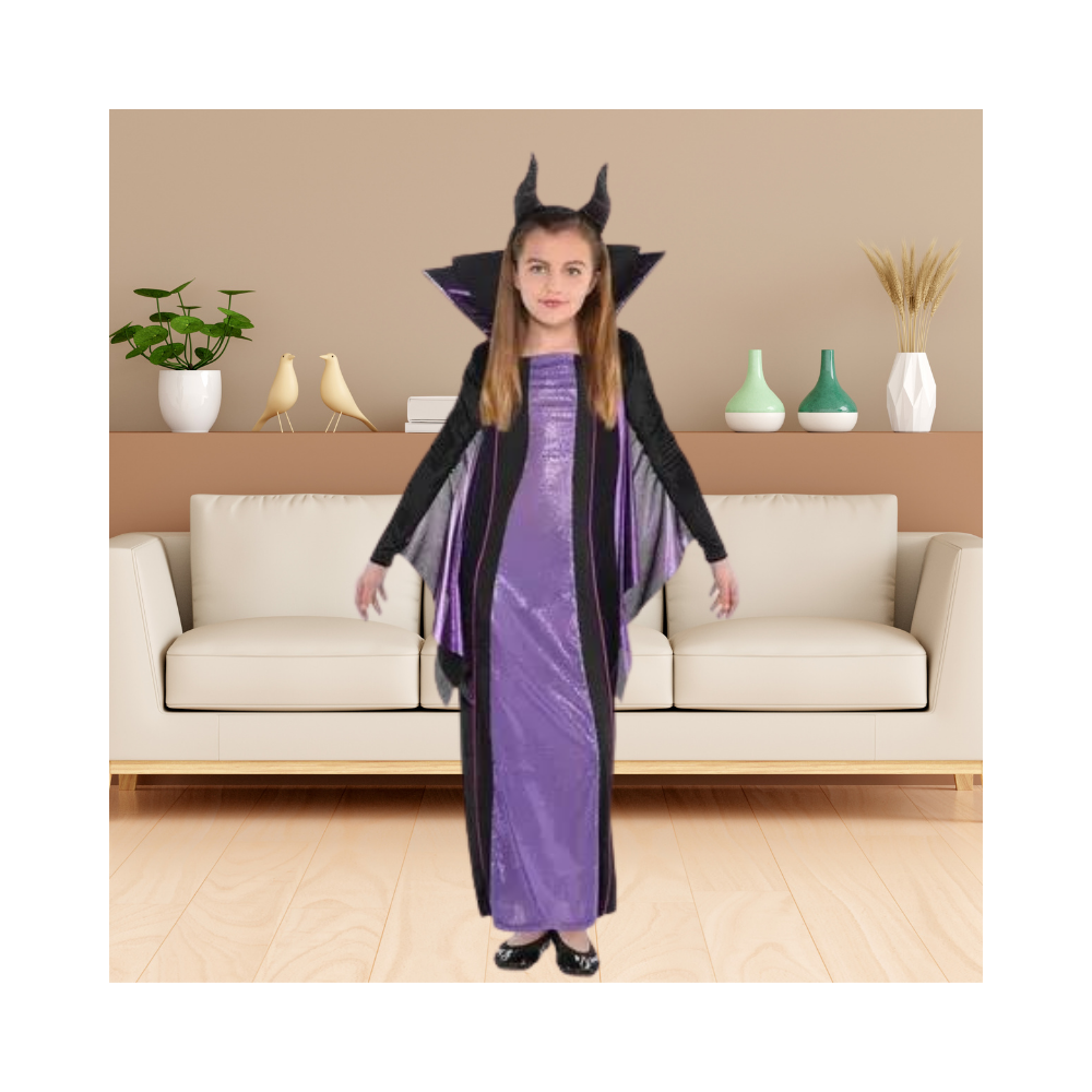 Halloween Girls Maleficent Costume - Sleeping Beauty