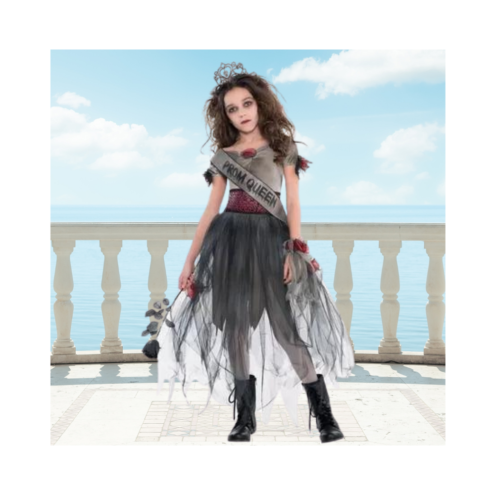 Halloween Girls Prom Corpse Costume