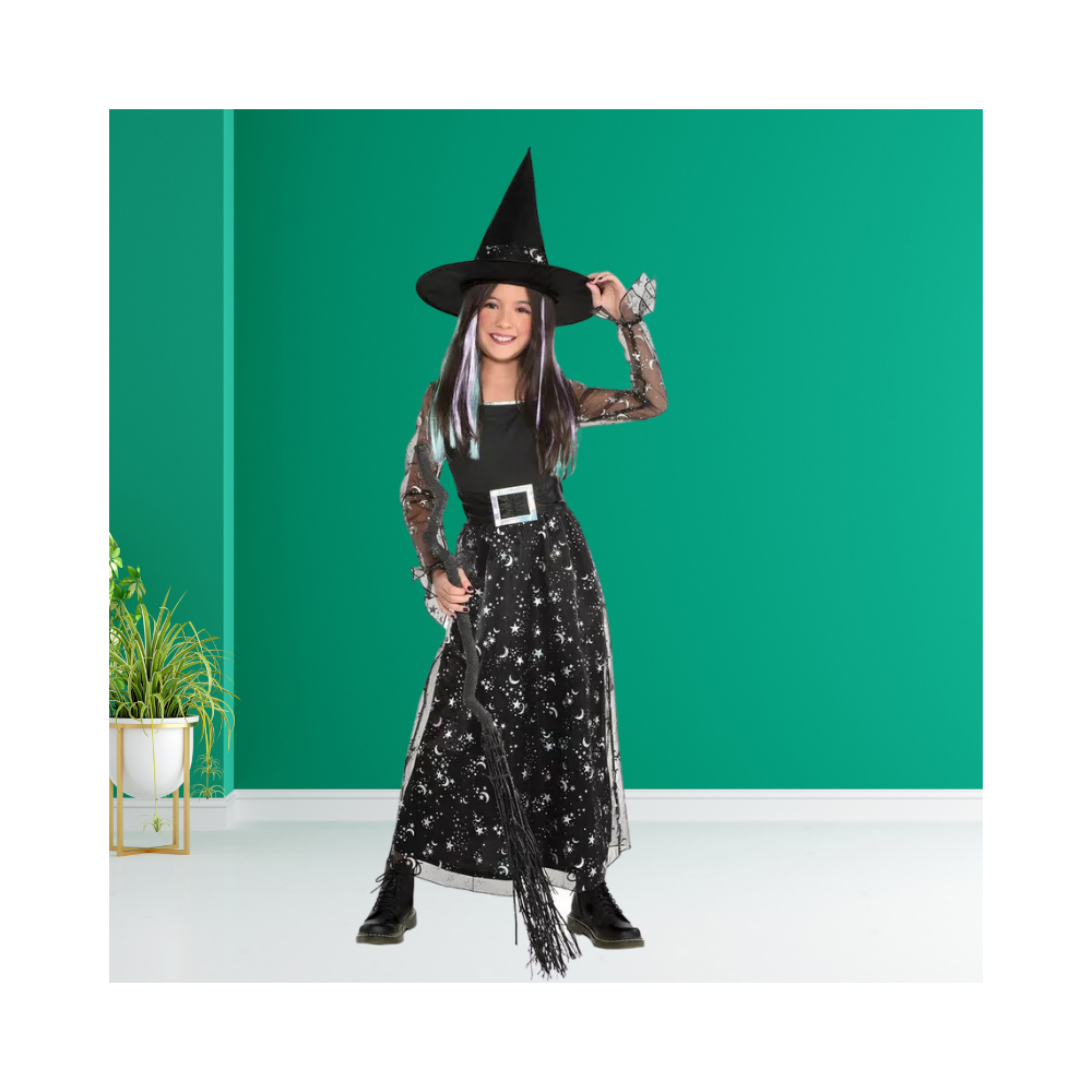 Halloween Kids Cosmic Witch Costume