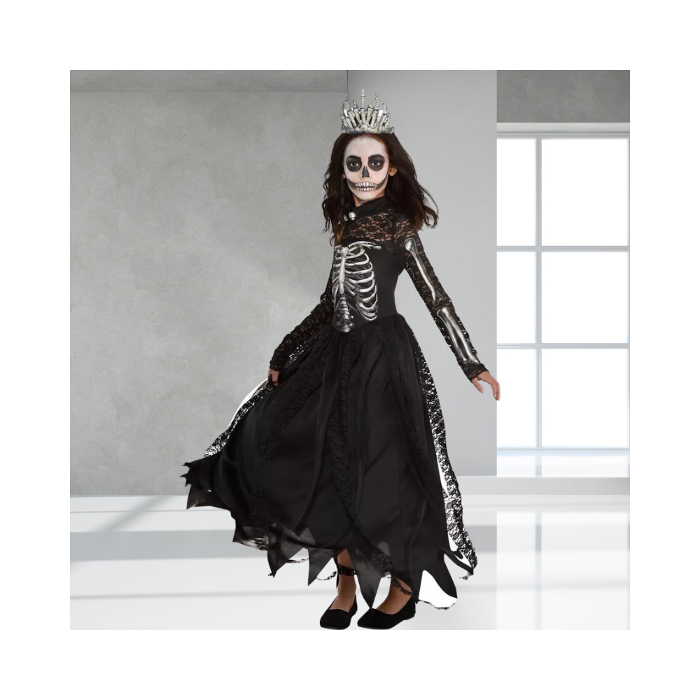 Halloween Kids Undead Princess Costume