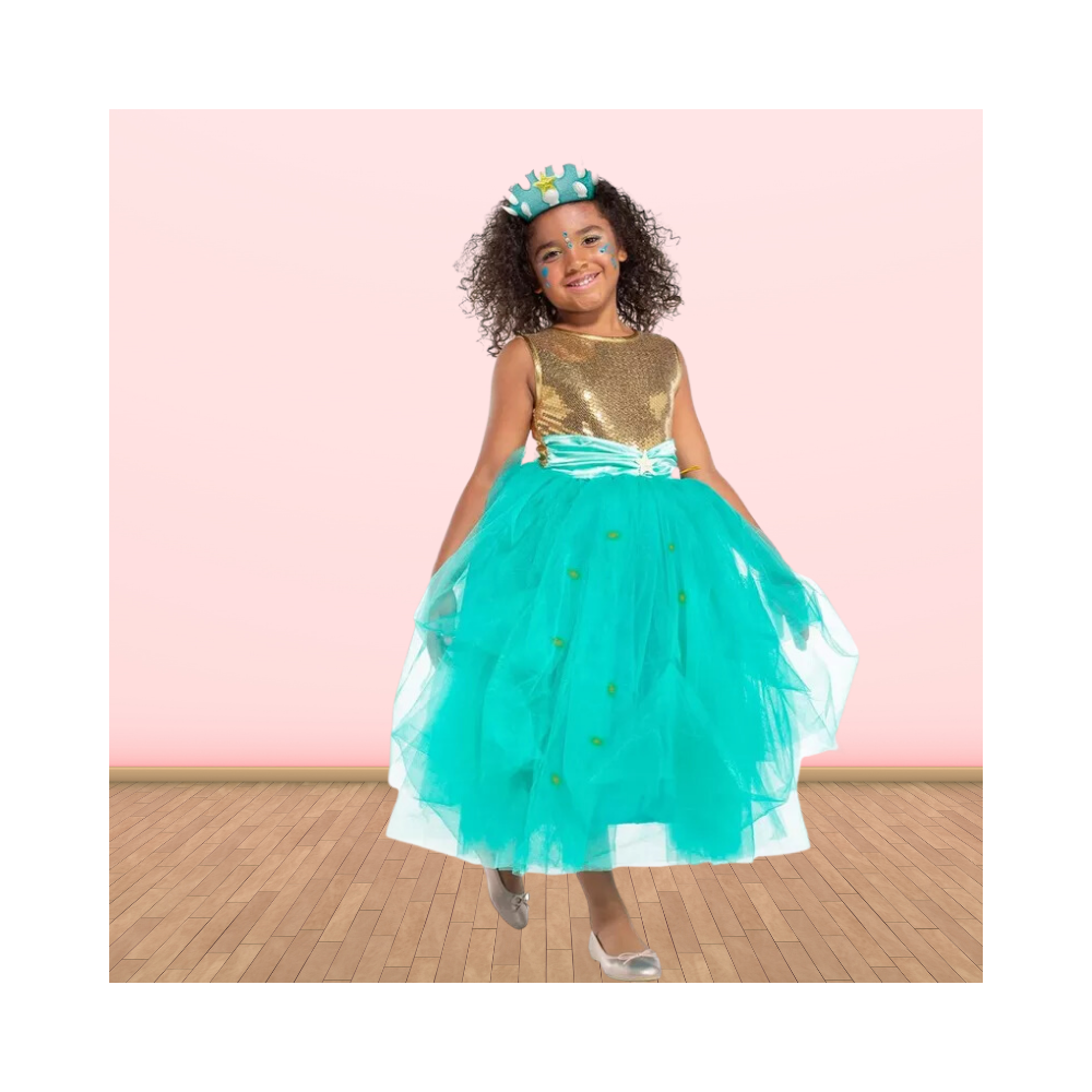 Halloween Kids Light-Up Mermaid Fairy Deluxe Costume