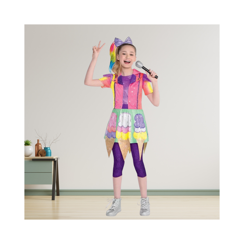 Halloween Kids Ice Cream Cone JoJo Siwa Costume - Nickelodeon