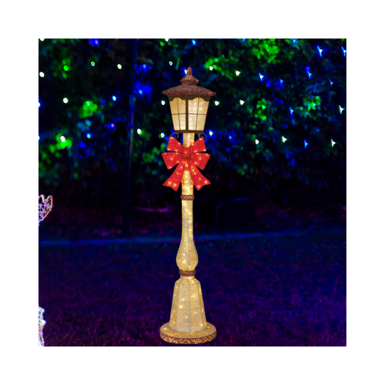 Christmas 7' LED Lamp Post