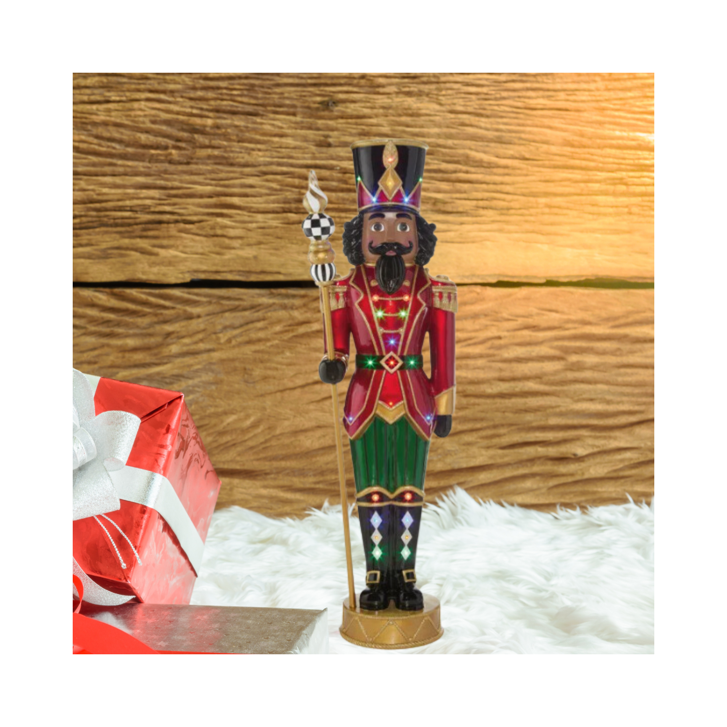 Christmas 6' Nutcracker with LED Lights & Music