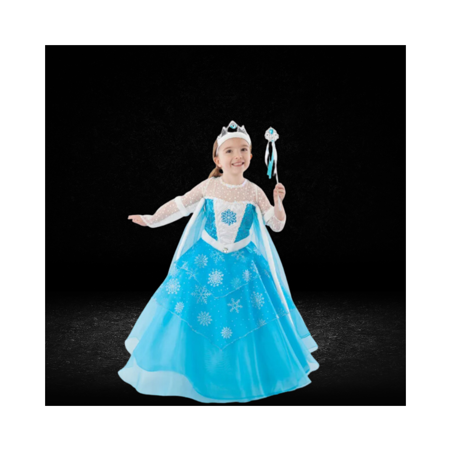 Halloween Snowflake Princess Child Costume