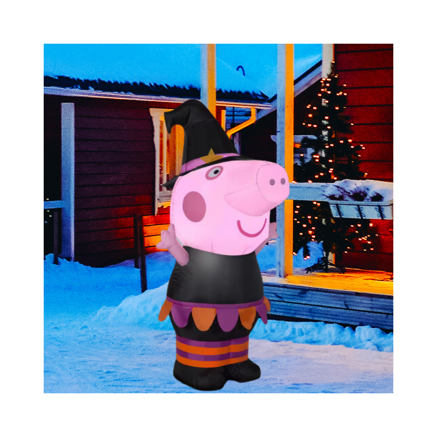 Christmas 3.5 ft. Airblown Inflatable Peppa Pig