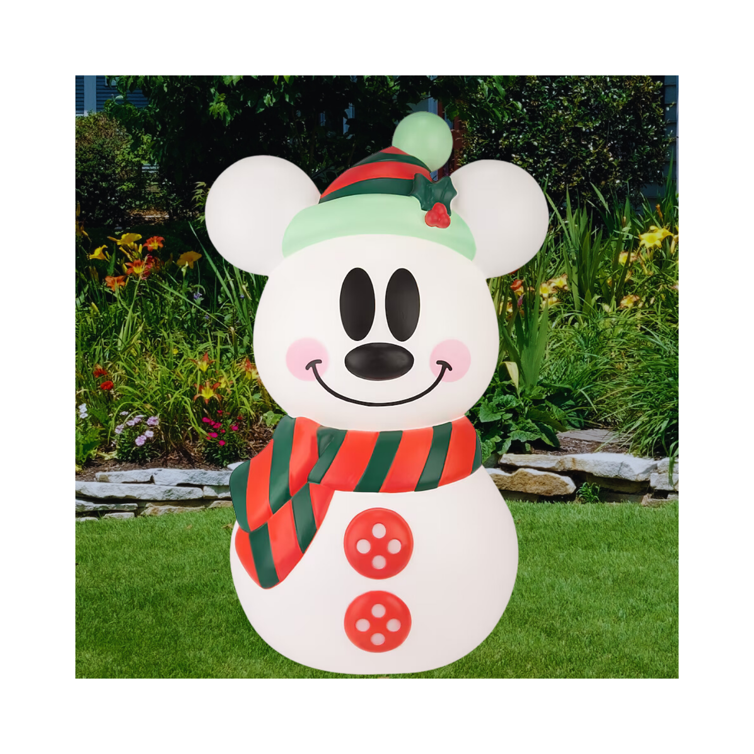 Christmas 2-ft LED Mickey Mouse Stylized Blow Mold