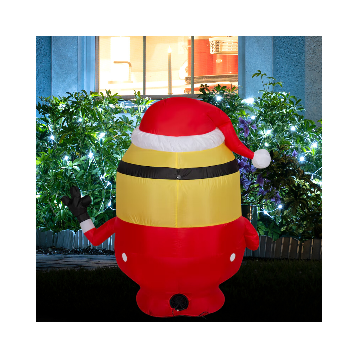 Christmas Universal 3-ft LED Minion Bob in PJ's Inflatable