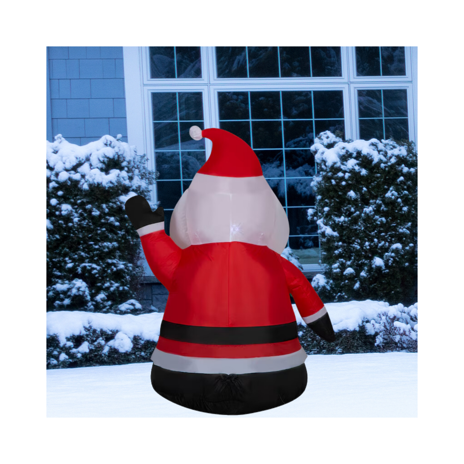 Christmas  3.5-ft LED Santa Inflatable