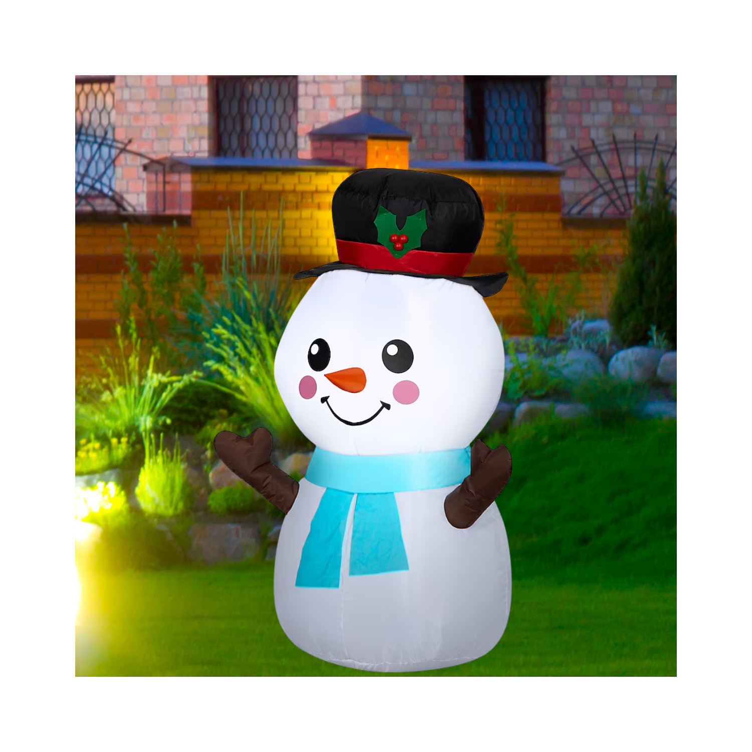 Christmas 3.5-ft LED Snowman Inflatable