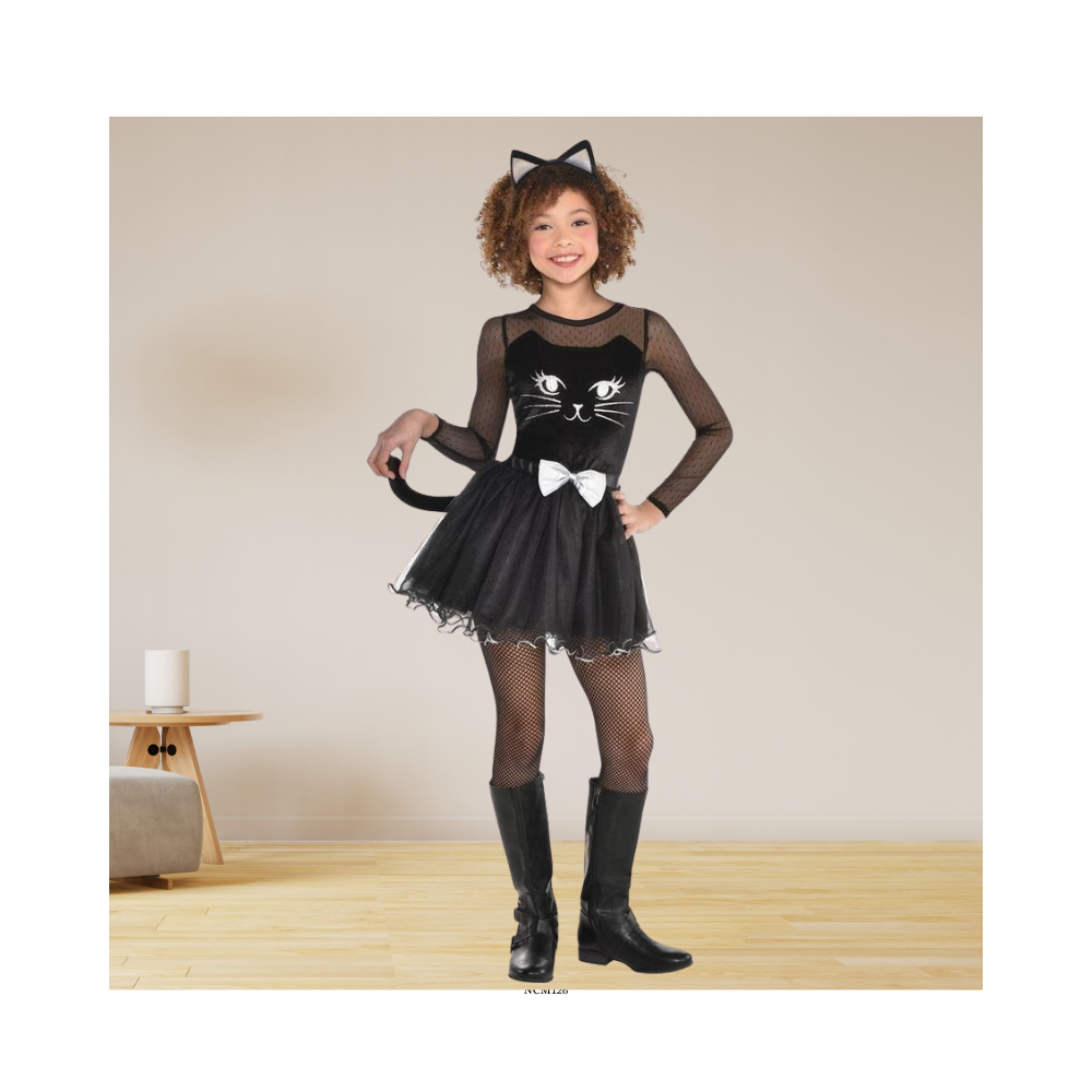 Halloween Girls Kitty Kat Costume