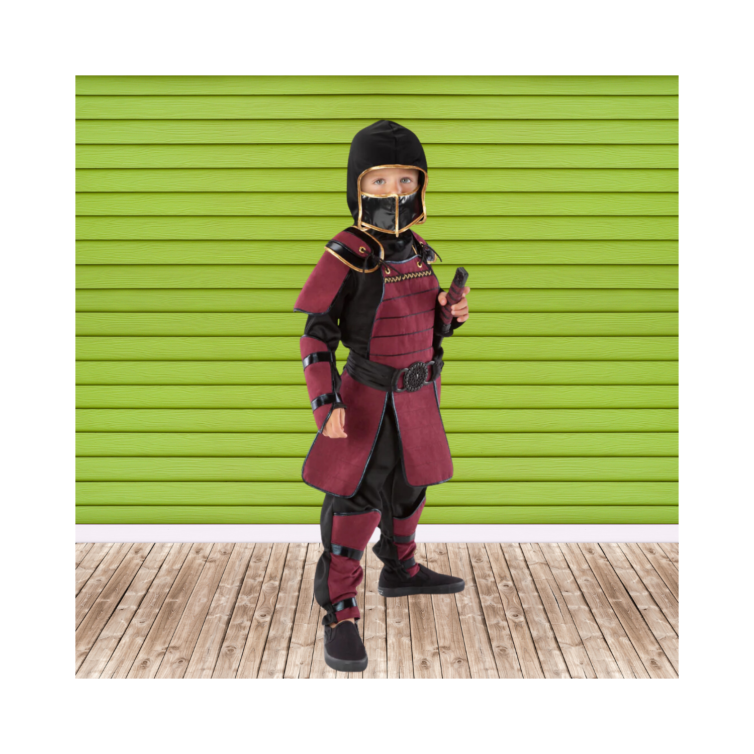 Halloween Kids Samurai Style Ninja Costume