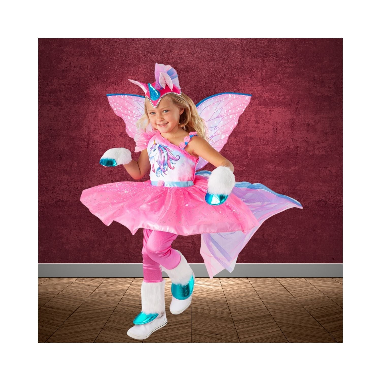 Halloween Girls Winged Unicorn