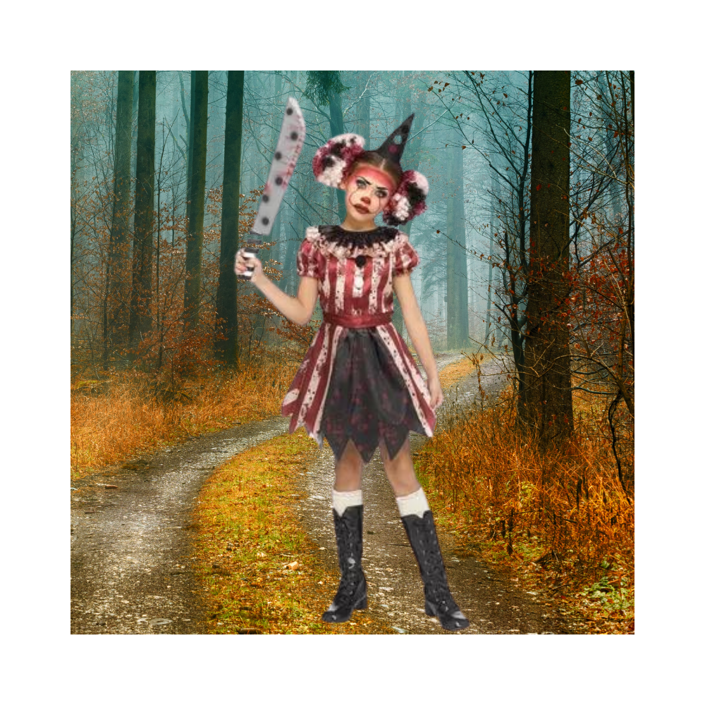 Halloween Kids' Haunted Harlequin Costume