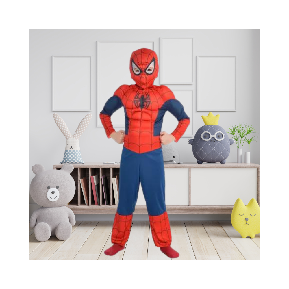 Halloween Boys Classic Spider-Man Muscle Costume