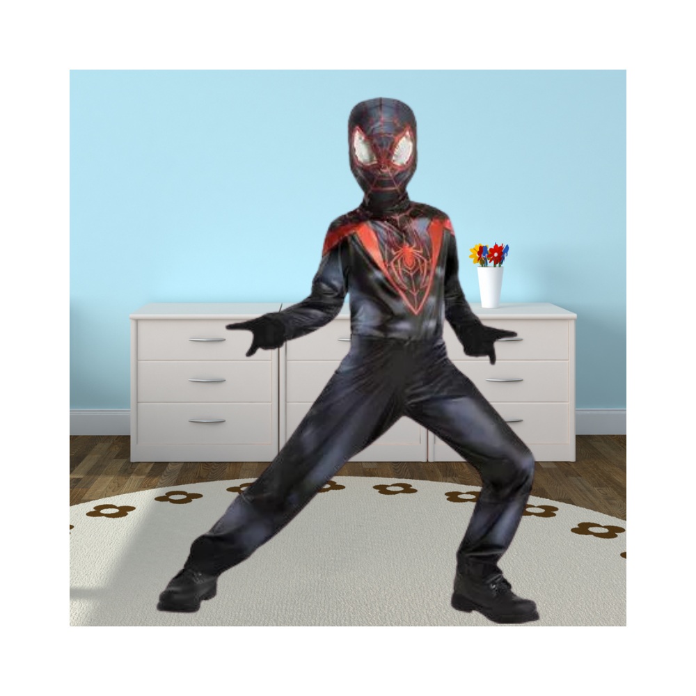 Halloween Kids Miles Morales Spider-Man Costume - Into the Spider-Verse