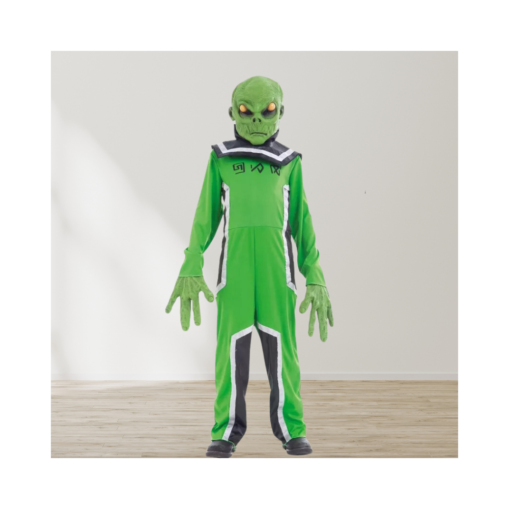 Halloween Light-Up Extreme Alien Commander Costume for Kids