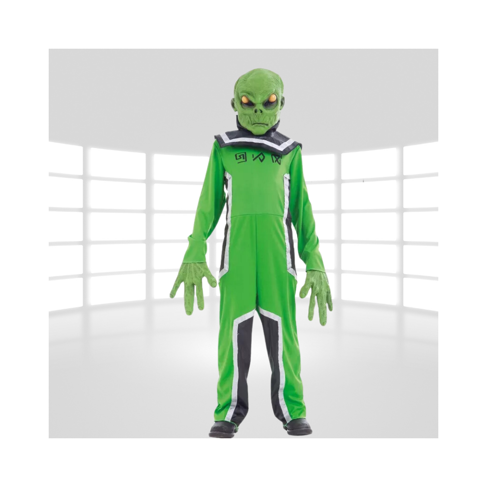 Halloween Light-Up Extreme Alien Commander Costume for Kids