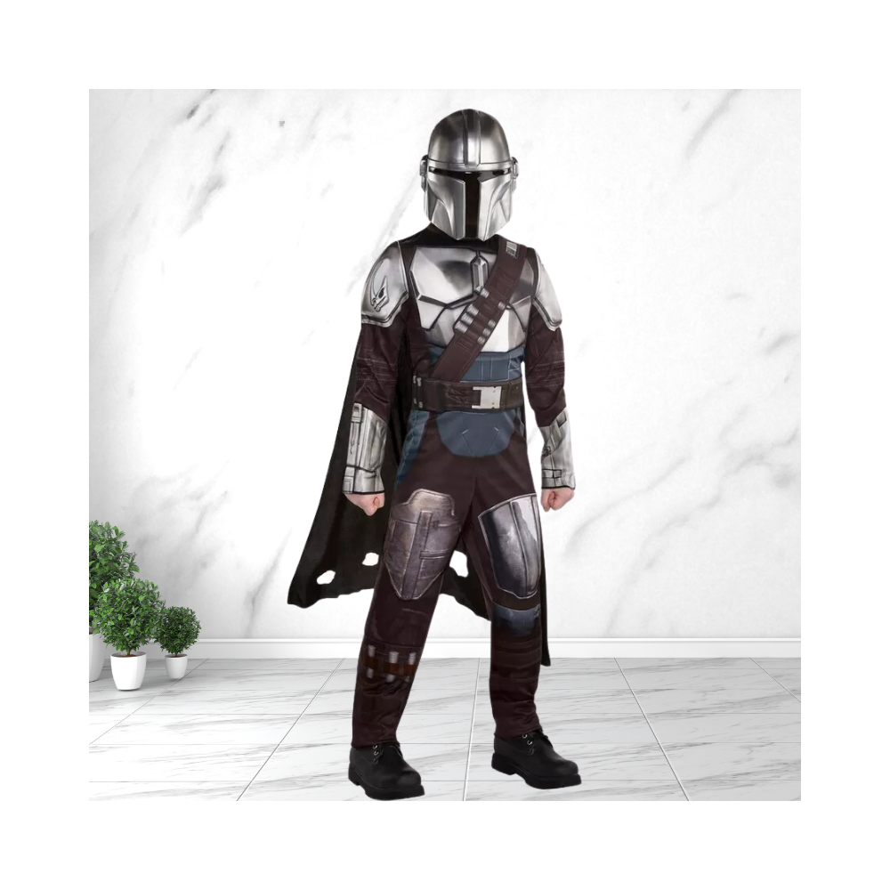 Halloween Kids Mandalorian Deluxe Costume - Star Wars: The Mandalorian Season 2