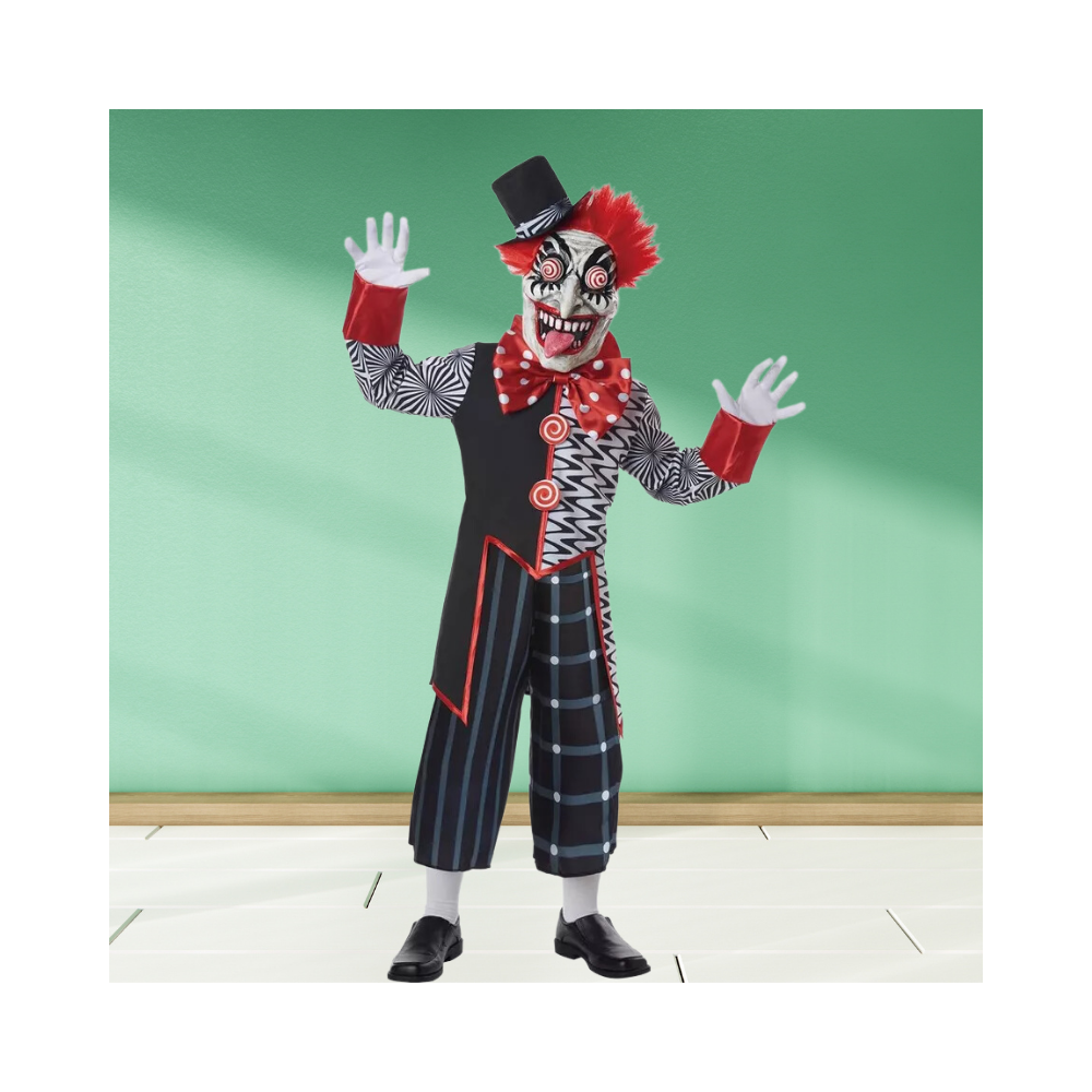 Halloween Googly Eyes Krazy Klown Costume for Kids