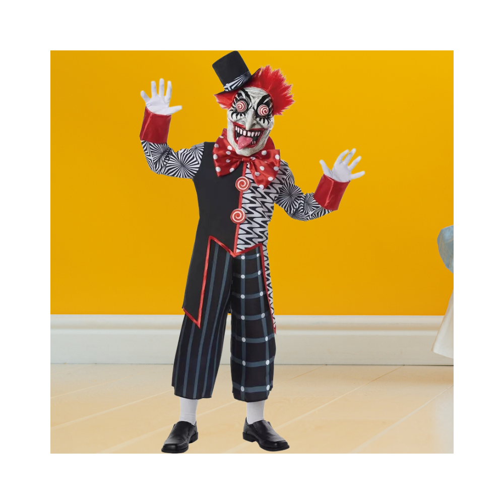 Halloween Googly Eyes Krazy Klown Costume for Kids