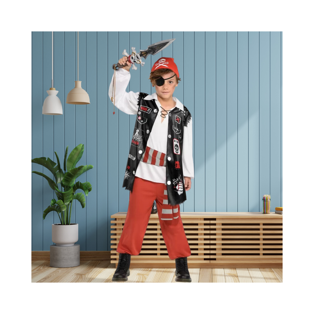 Halloween Kids Swashbuckler Pirate Costume