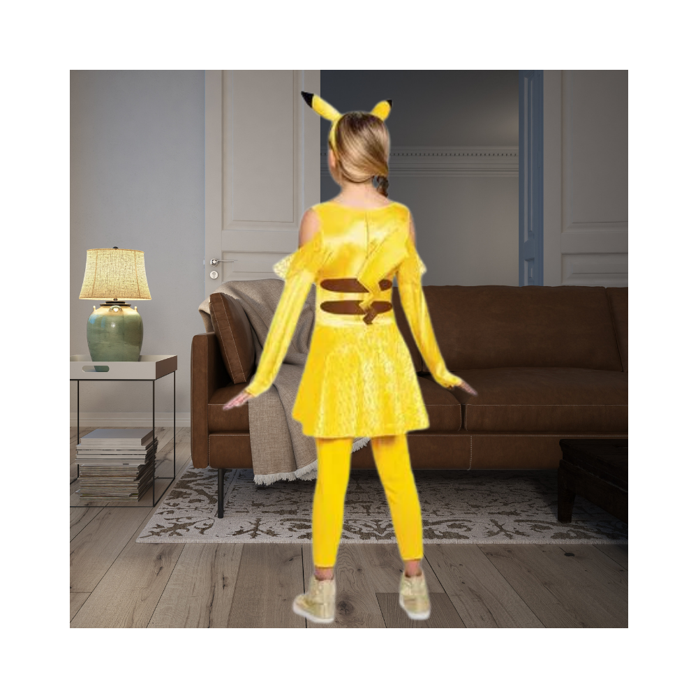 Halloween Kids' Pikachu Dress Costume Deluxe - PokÃ©mon