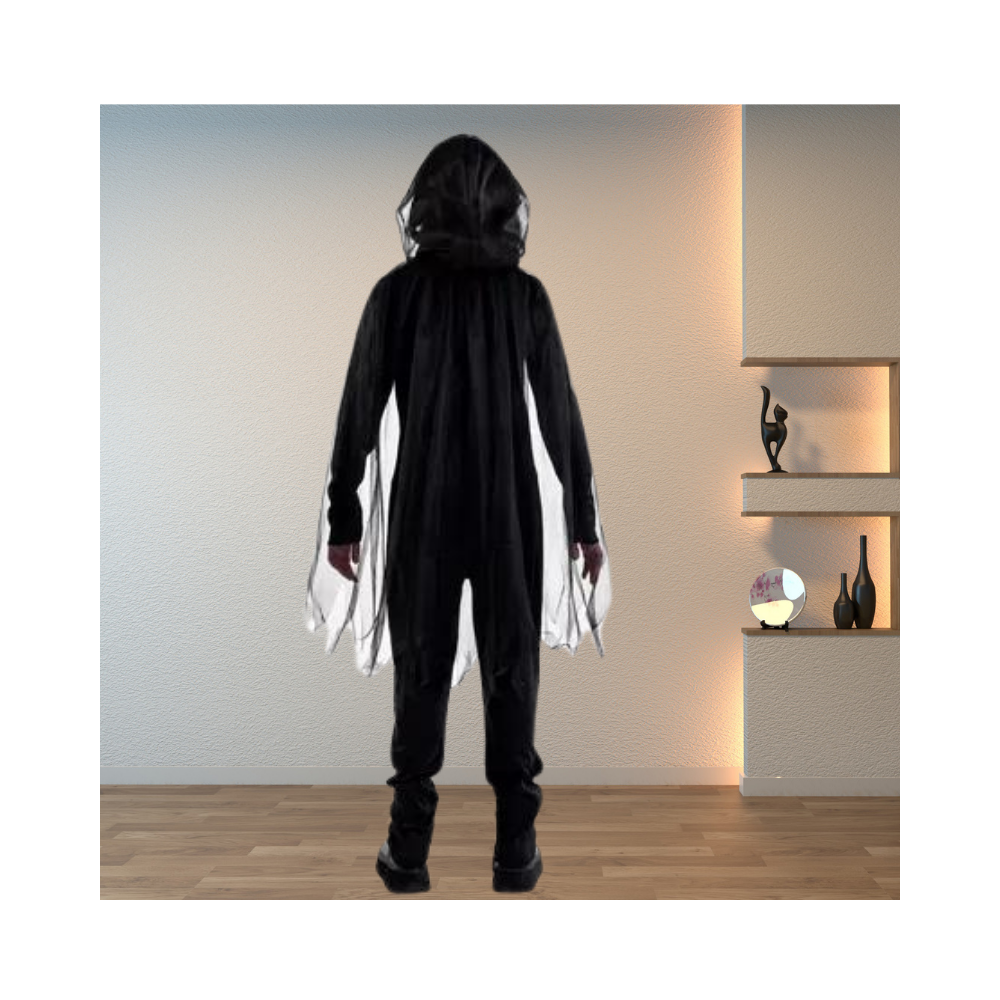 Halloween Kids' Glow-in-the-Dark Skeleton Glow Reaper Costume