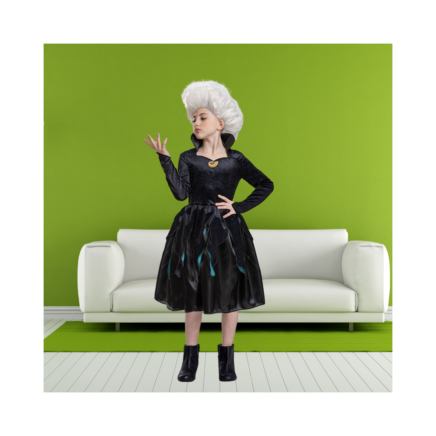 Halloween Ursula Movie Classic Child Costume