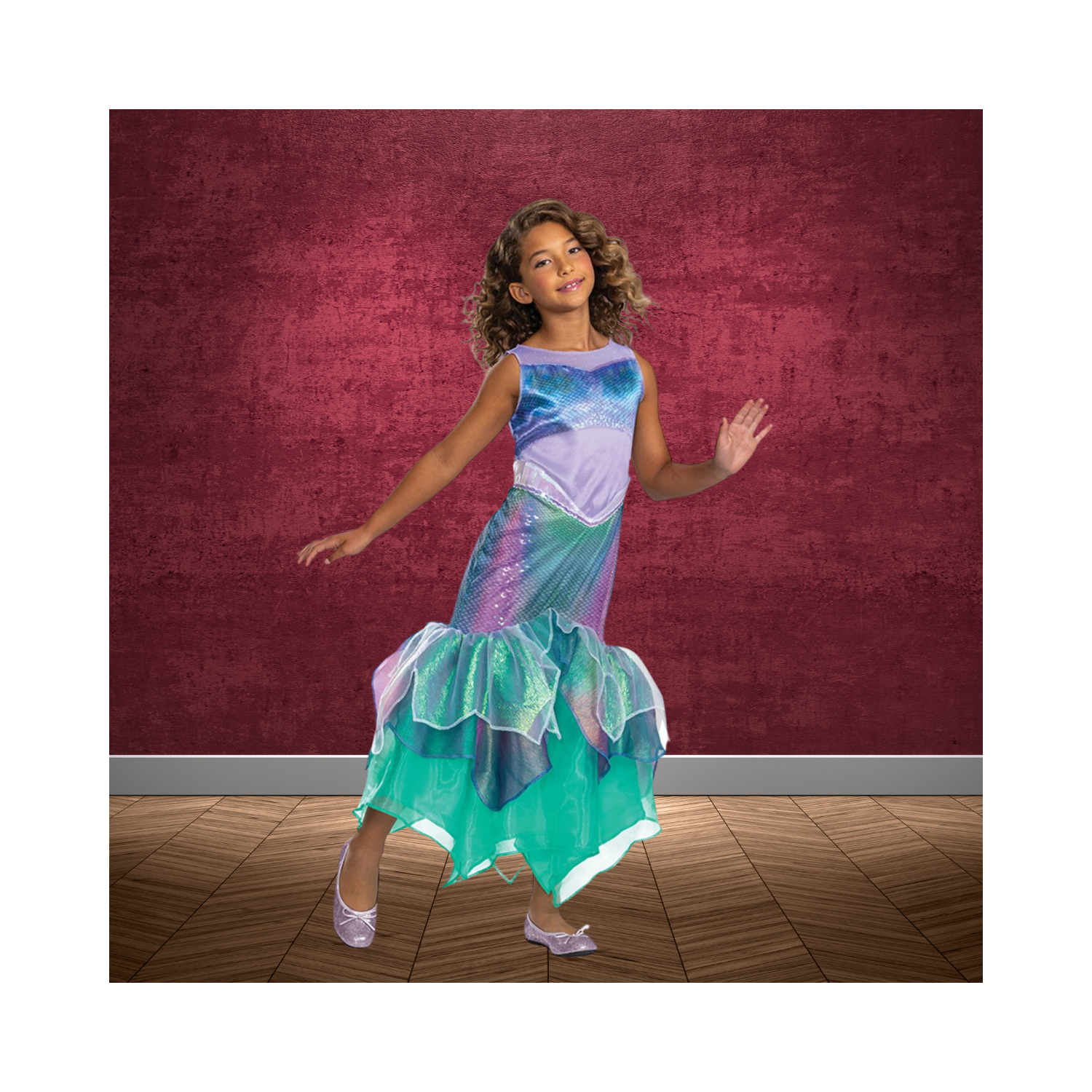 Halloween Ariel Mermaid Deluxe Child Costume