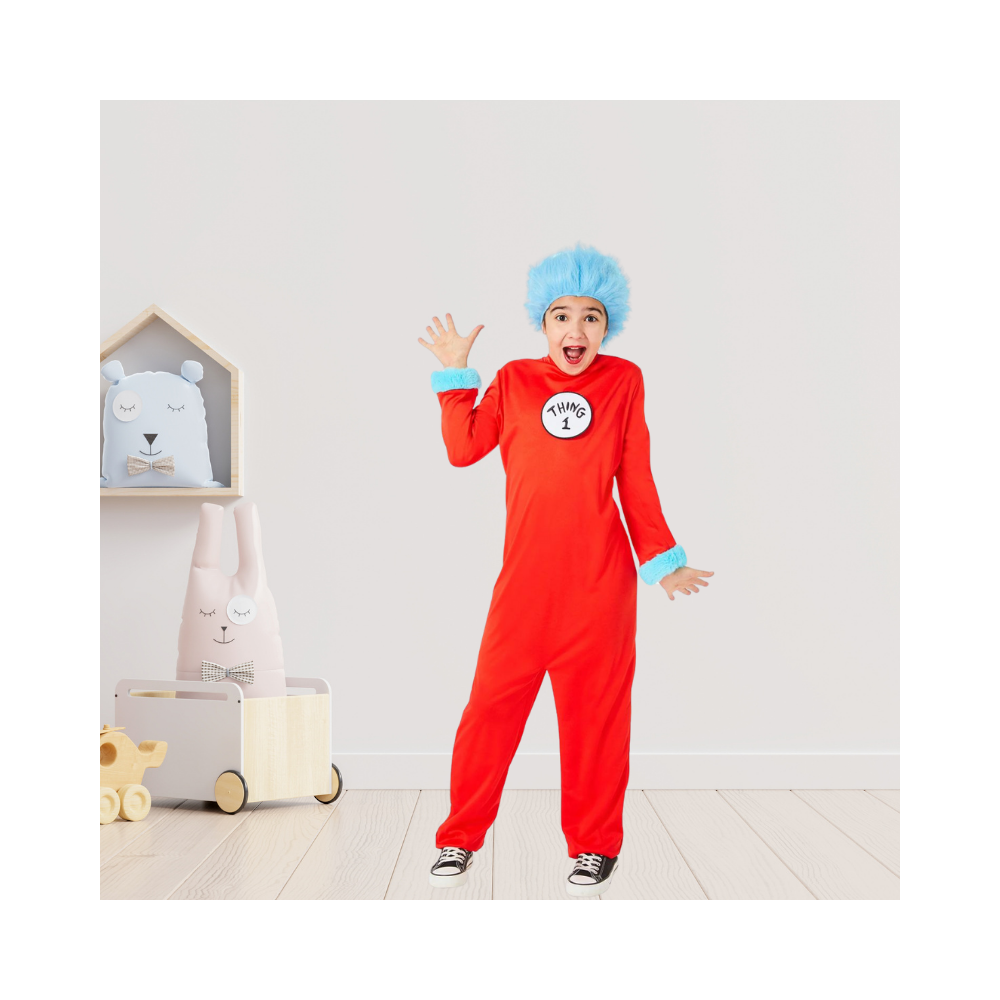 Halloween Thing 1 & 2 Jumpsuit Child Costume