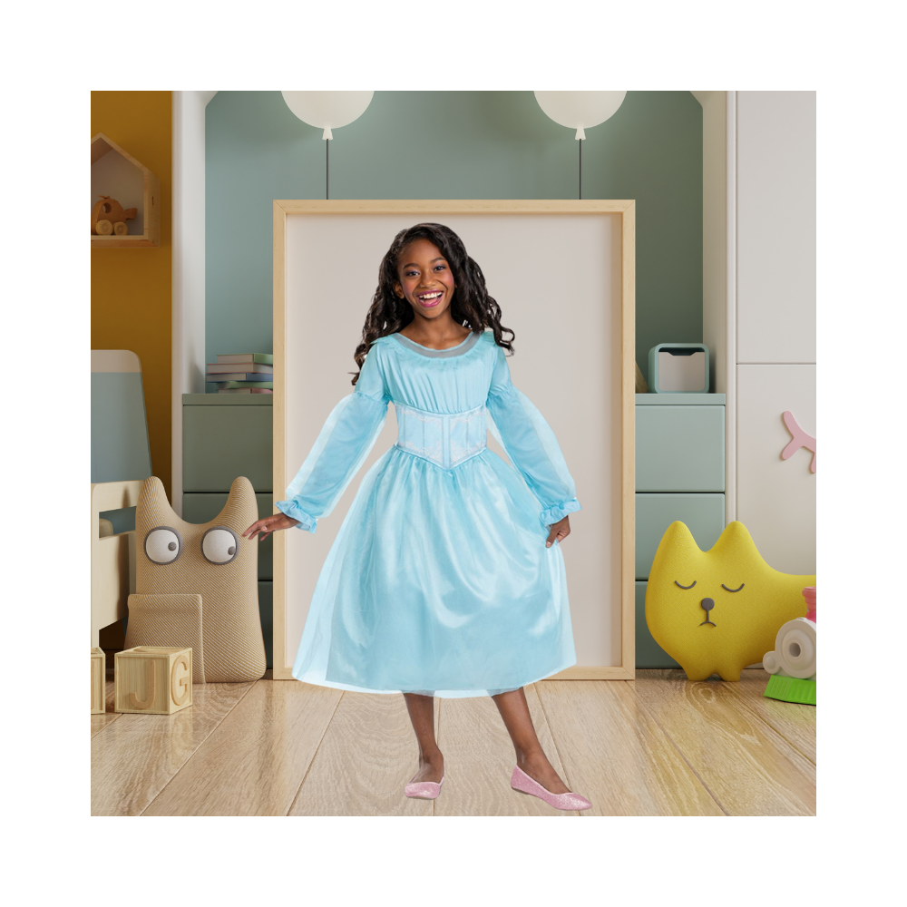 Halloween Ariel Blue Dress Classic Child Costume